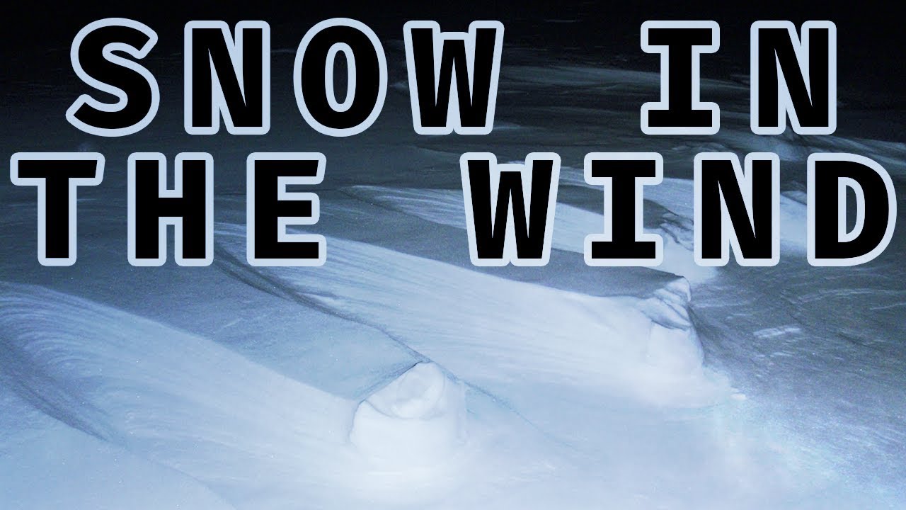 Snow flow. Snow flow