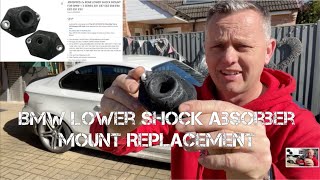 Bmw 1/3 Series Lower Rear Shock Absorber Mount, How To Replace E82 E90 E91