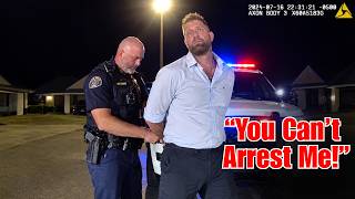 Drunk Police Officer Argues Cops to Avoid DUI Arrest
