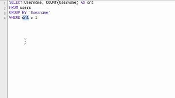 mySQL Find Duplicates