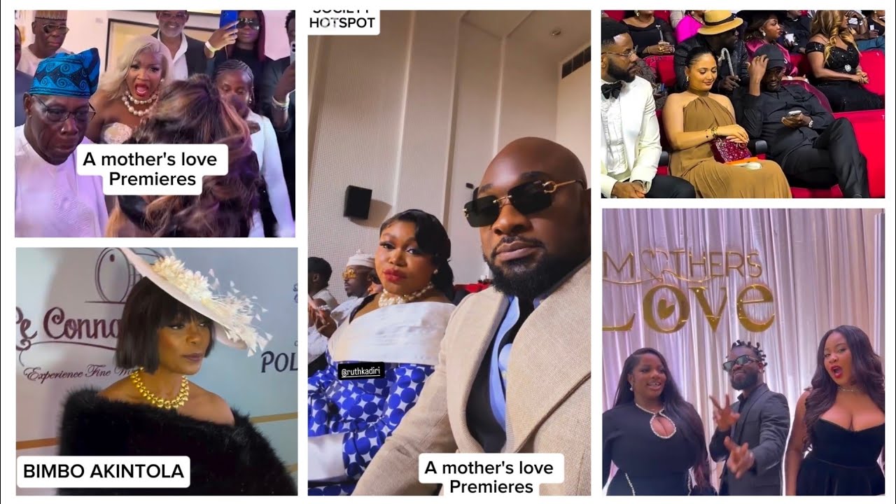 Благословение Нзе, Рут Кадири, Обасанджо и на премьере фильма Омотола.