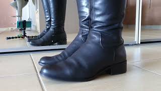 Toe Tapping In Two Pairs Of Leather Boots Preview