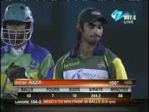 Imran Nazir Fastest Century - YouTube