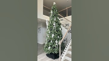 A Spooky Tree For Halloween #shorts #halloween #spookyseason #skeleton #christmastree #tree #spooky