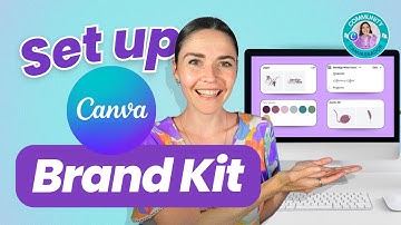 How to Use Canva Brand Kit! Add your logo, fonts, colours and elements for easy access