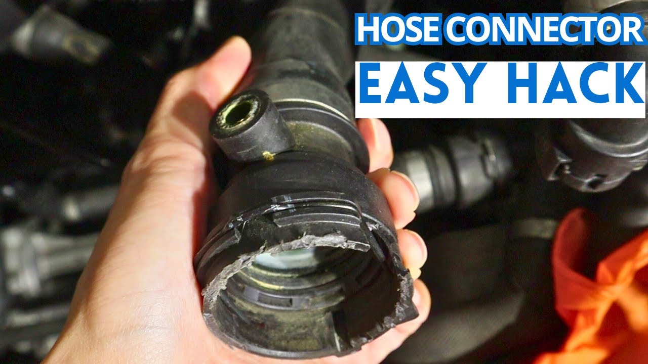 BMW upper radiator hose connector hack. (Is yours stuck like mine ...