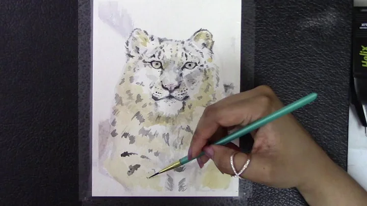 Angela Hendricks Art / Snow Leopard / Water color ...