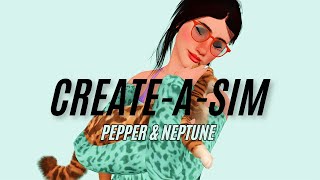Pepper & Neptune Grimes Sims 3 Cas