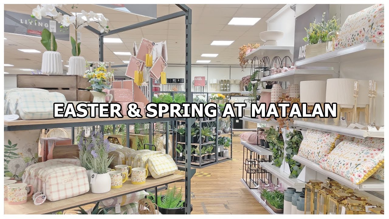 Easter & Spring at MATALAN Shop with me for Home Decor and Mother's