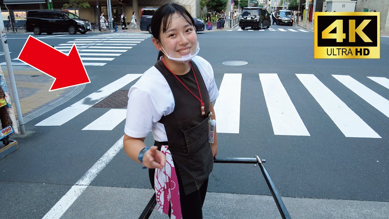 Милая японская девушка Юра-чан провела меня по Асакусе ранним вечером на рикше😊 | Токио