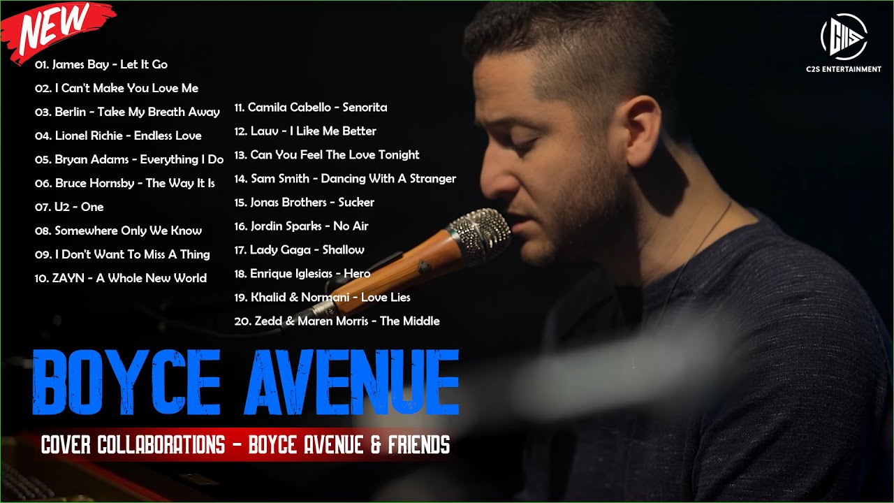 Boyce Avenue Acoustic Cover Love Songs and Wedding Songs - Boyce Avenue  Full Album 2023 