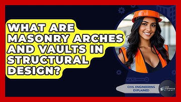What Are Masonry Arches And Vaults In Structural Design? - Civil Engineering Explained