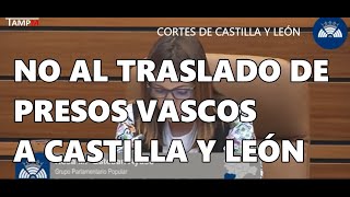 Propuesta de Vox contra el traslado de presos desde Euskadi a las prisiones de Castilla y León.