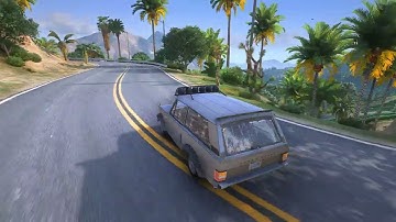 GTA 5 Next-Gen Graphics Mod With Realistic Vegetation And Dense Forest Gameplay On RX6600XT