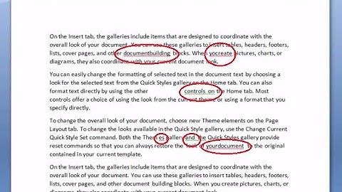 How to Remove Red Line and Green Line MS Word