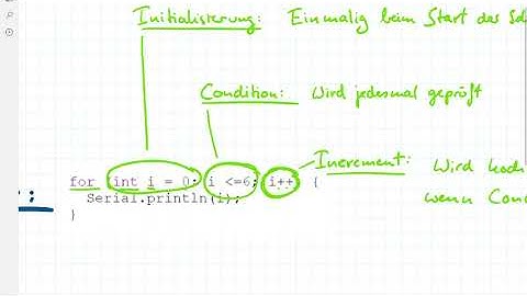 Kontrollstrukturen Arduino 2 - for-Schleife - Technik - Elektrotechnik