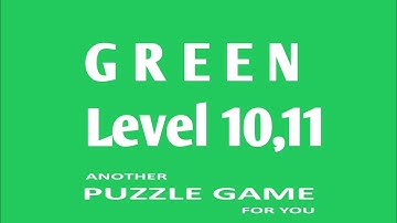 GREEN Level 10,11 Androidios Gameplay Walkthrough By Bart Bonte
