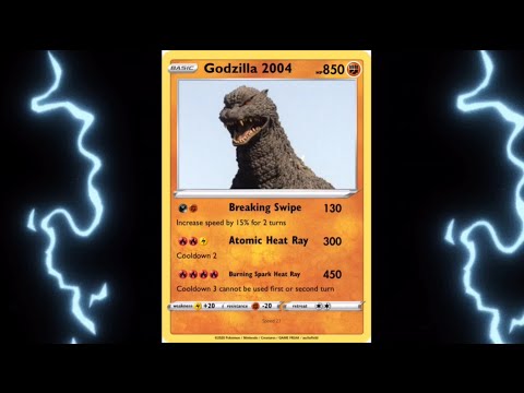 Godzilla Final Wars PokArt Cards! (Part One)