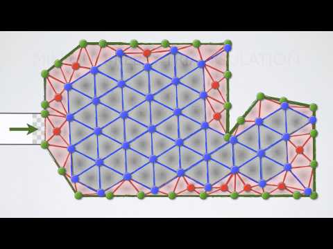 Triangulating Unknown Environments using Robot Swarms