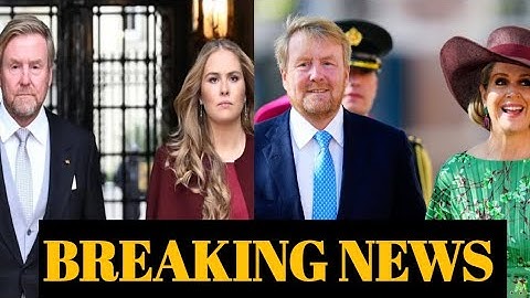 Koning Willem-Alexander komt op voor zijn dochters tegen publieke kritiek