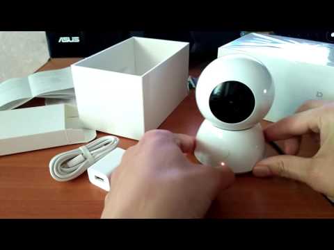 Xiaomi Mi White Home Smart Camera 360 MiJia review - распаковка IP-камеры