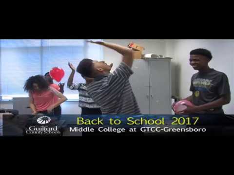 1st Day of School 2017 at The Middle College at GTCC-Greensboro