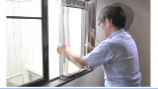 【C：取付け方法編】ハイアール窓用ルームエアコン取付の動画解説