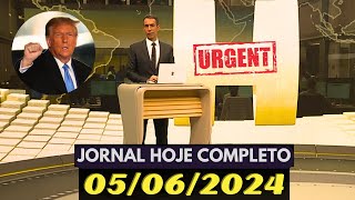 Jornal Hoje Quarta Feira 05/06/2024 Completo