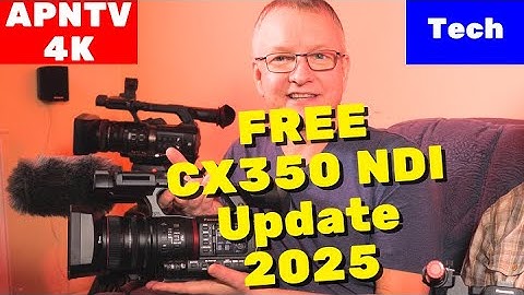 Panasonic CX350 Free NDI Firmware update APNTV