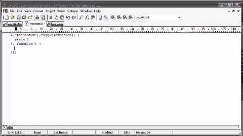 jQuery Tutorial   47   Hide Show a DIV