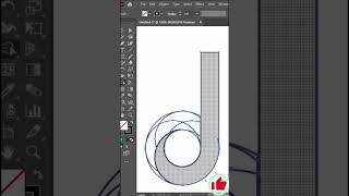 How To Create Letter Grid Logo Letter D