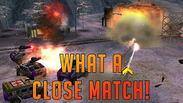 Fargo (Stealth) vs Peter (Air Force) - Super Close Game - C&C Generals Zero Hour Online Multiplayer