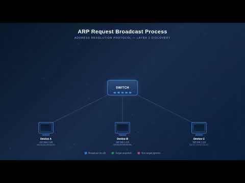 ARP Explained: How Devices Resolve Physical Addresses on a Network.
