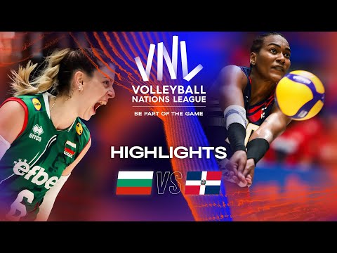 🇧🇬 BUL vs. 🇩🇴 DOM - Highlights Week 1 | Women's VNL 2023