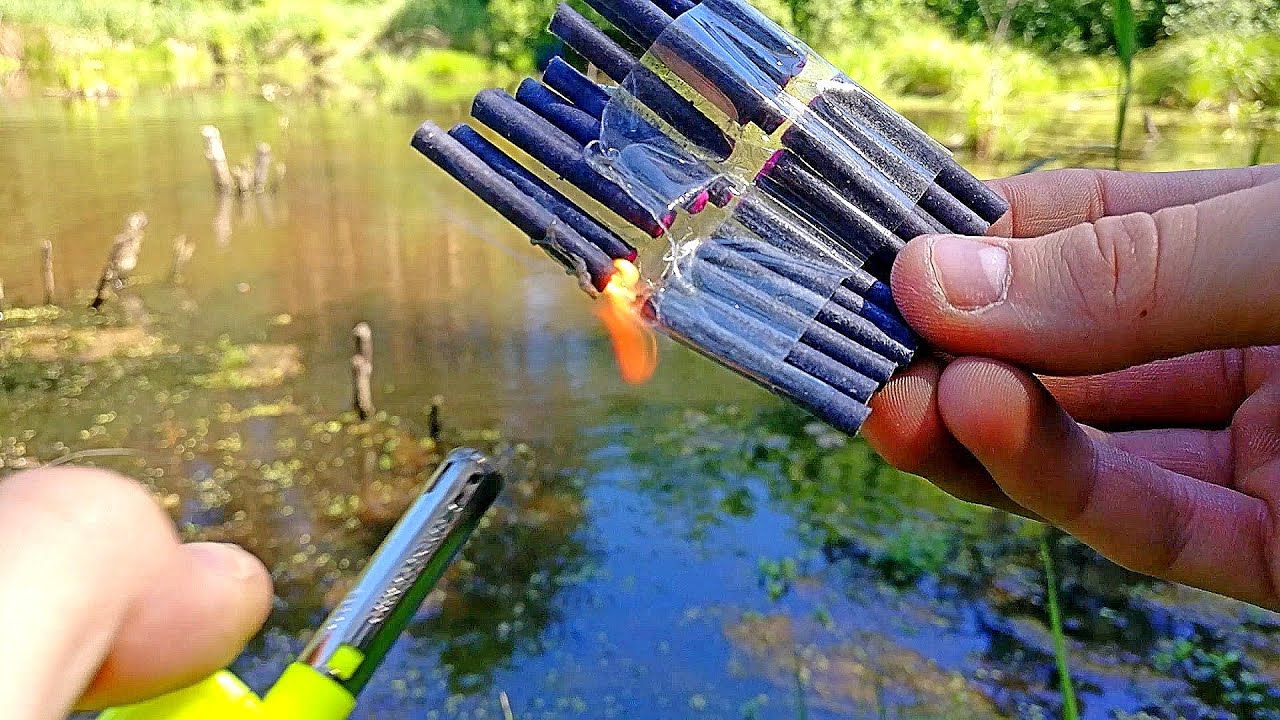 🔥 ВЗРЫВАЕМ БОЛЬШИЕ ПЕТАРДЫ В ВОДЕ 🔴 УТОПИЛ КАМЕРУ🔴 САЛЮТ ВЫЛЕТЕЛ С ...