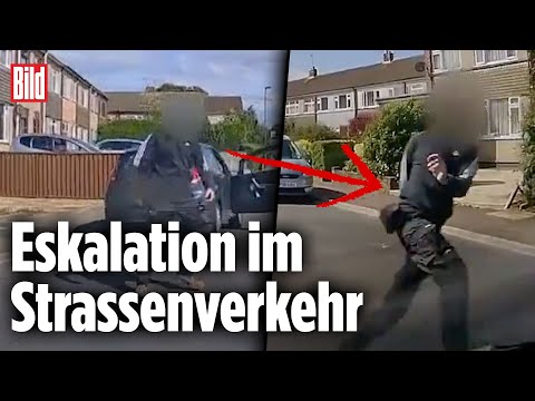 Autofahrer rastet komplett aus