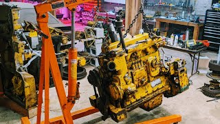 Checking out the replacement engine (D315) for my Caterpillar D4