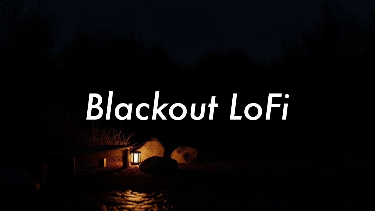 Blackout LoFi 🌑 — 10 Hours of Black Screen Chill Beats for Sleep, Study & Relax