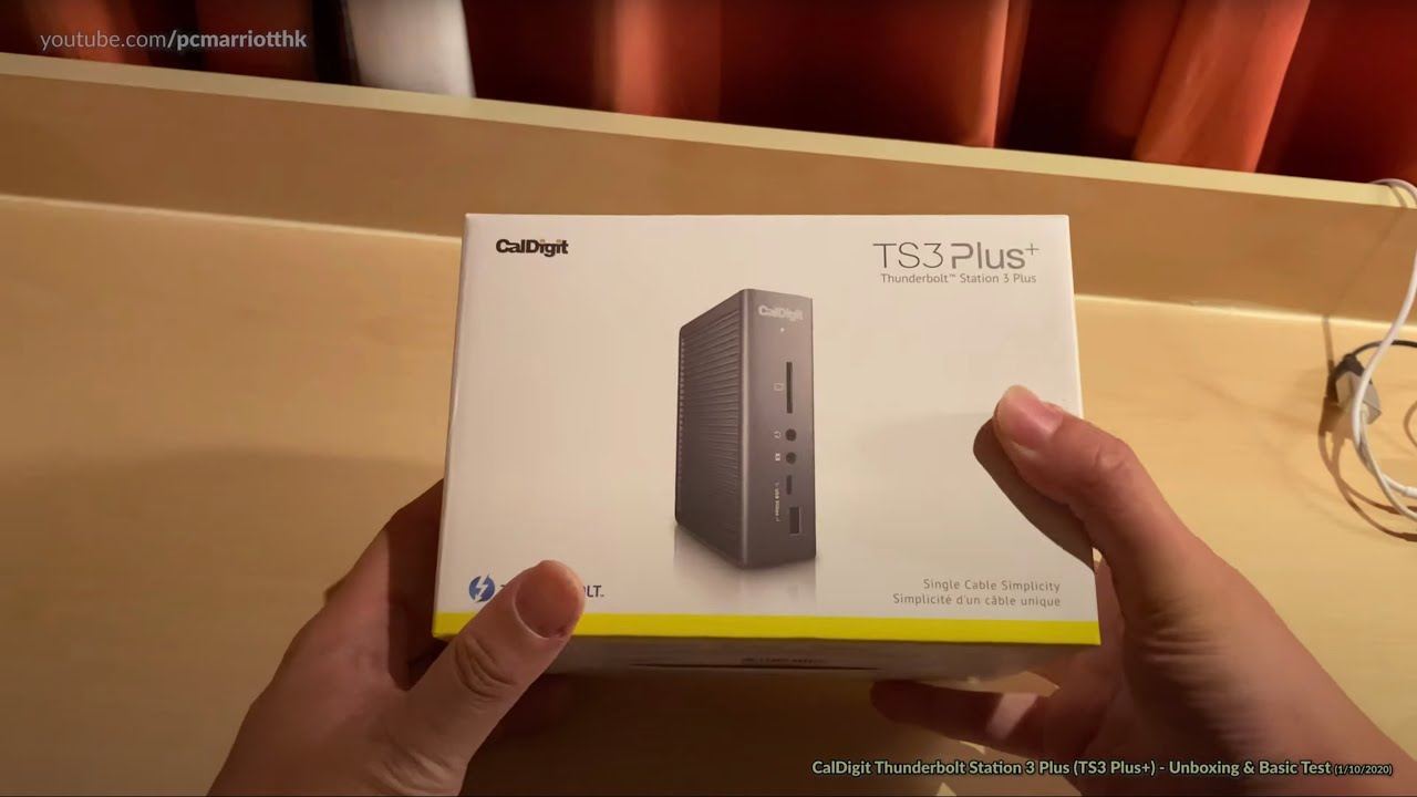 CalDigit TS3 Plus+ (Thunderbolt Station 3 Plus) - Unboxing & Basic Test