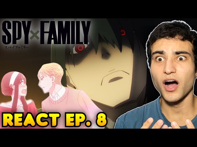 YURI APARECE!! BEIJO DE YOR E TWILIGHT - React Spy x Family EP. 8