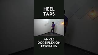 Heel Taps Ankle Dorsiflexion Emphasis #exercise #rehabilitation #youtubeshorts #physicaltherapy