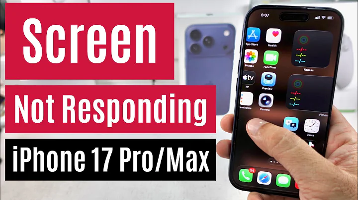 iPhone 17 Screen NOT Responding to Touch in iOS 26 (2025) | 17 Pro/Max