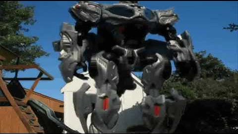 Optimus Arrives (Stop Motion Green Screen Test)