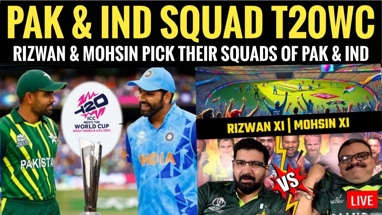 PAK & IND World Cup Squads by Rizwan & Mohsin KKR bag easy win vs DC