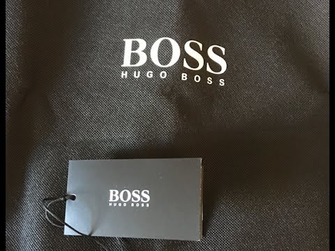 UNBOXING HUGO BOSS Suit - YouTube