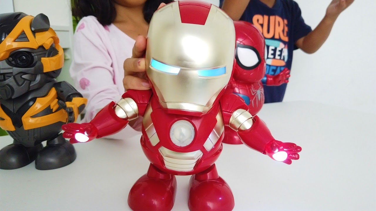  Lucu  Robot  Superhero Bisa Joget Robot  Dance Review 