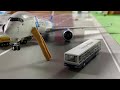 Airport Crash -- Plane Crash Stop Motion Animation Short Video (with sounds)