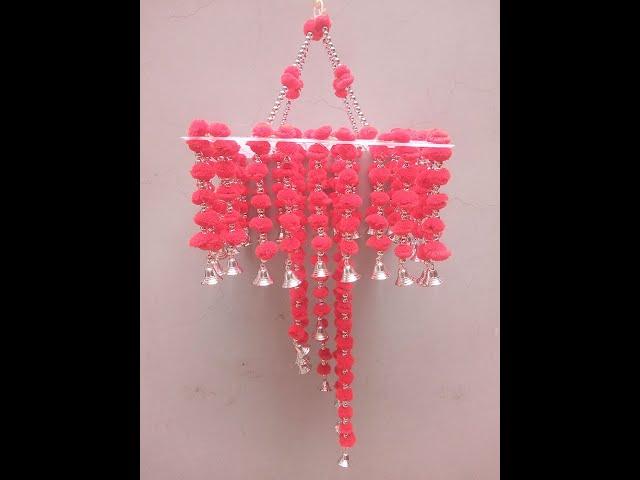 Red Color Diwali Decorative Handmade Jhumar