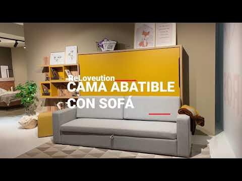 CAMA ABATIBLE HORIZONTAL 80, 90, 105 Y 120cm ECONÓMICA MUEBLES