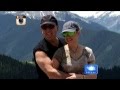 Thalia y su marido dejan ver su amor desde las montañas ("Despierta America" - 24.06.2015)